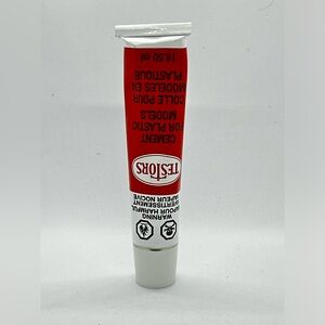 Vintage Testors Model Cement Glue Tube 18.5 ml Empty/Dried Model Kit Display